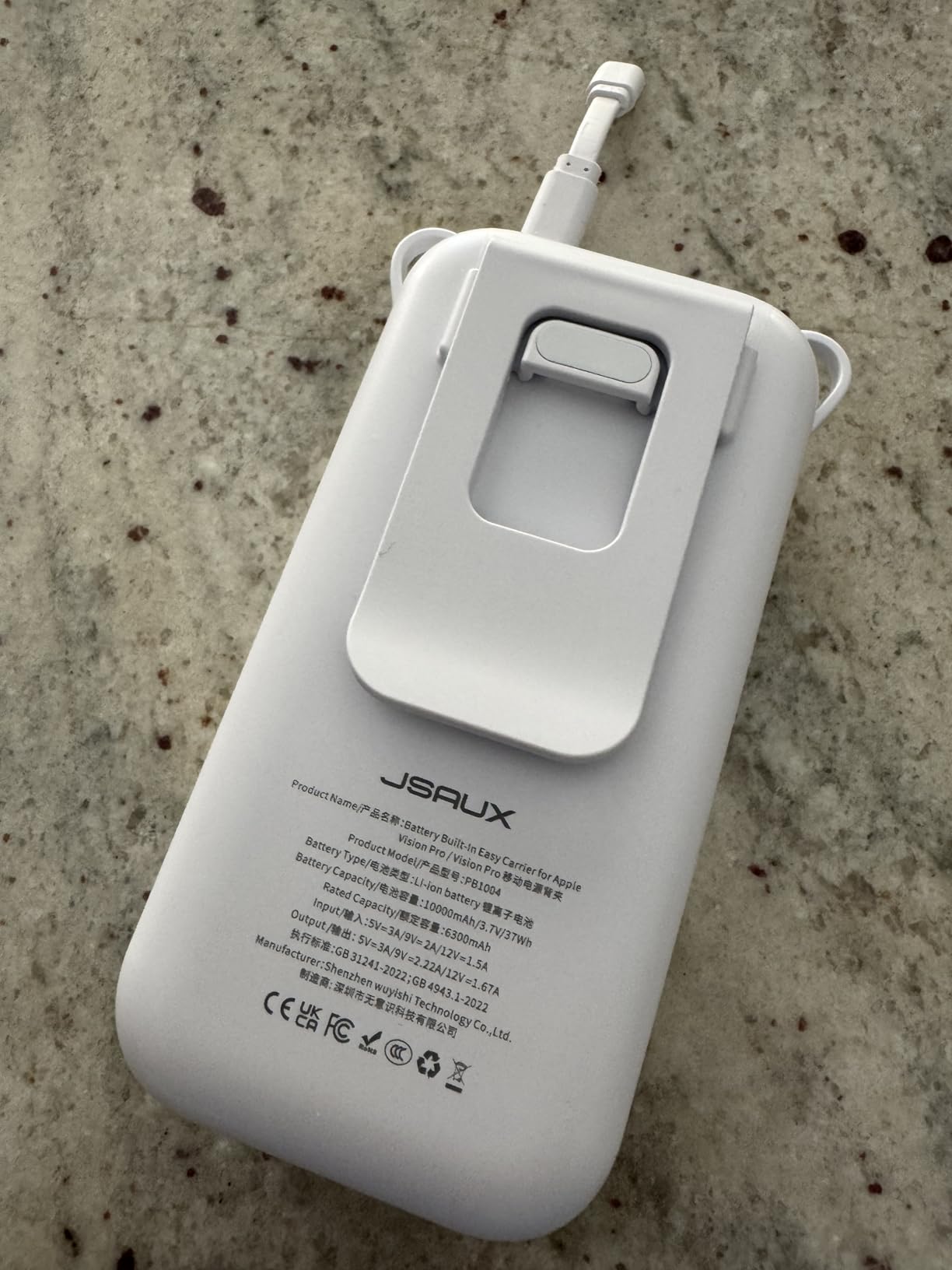 JSAUX Battery Pack Compatible with Meta Quest 3S/3/2, 10000mAh PD Fast Portable Rechargeble Power Bank (Extend 4-6 H Playtime) with Belt Clip and Lanyard,for Oculus 3S/3/2, PS VR2, Pico 4 Accessories - Customer Photo 1