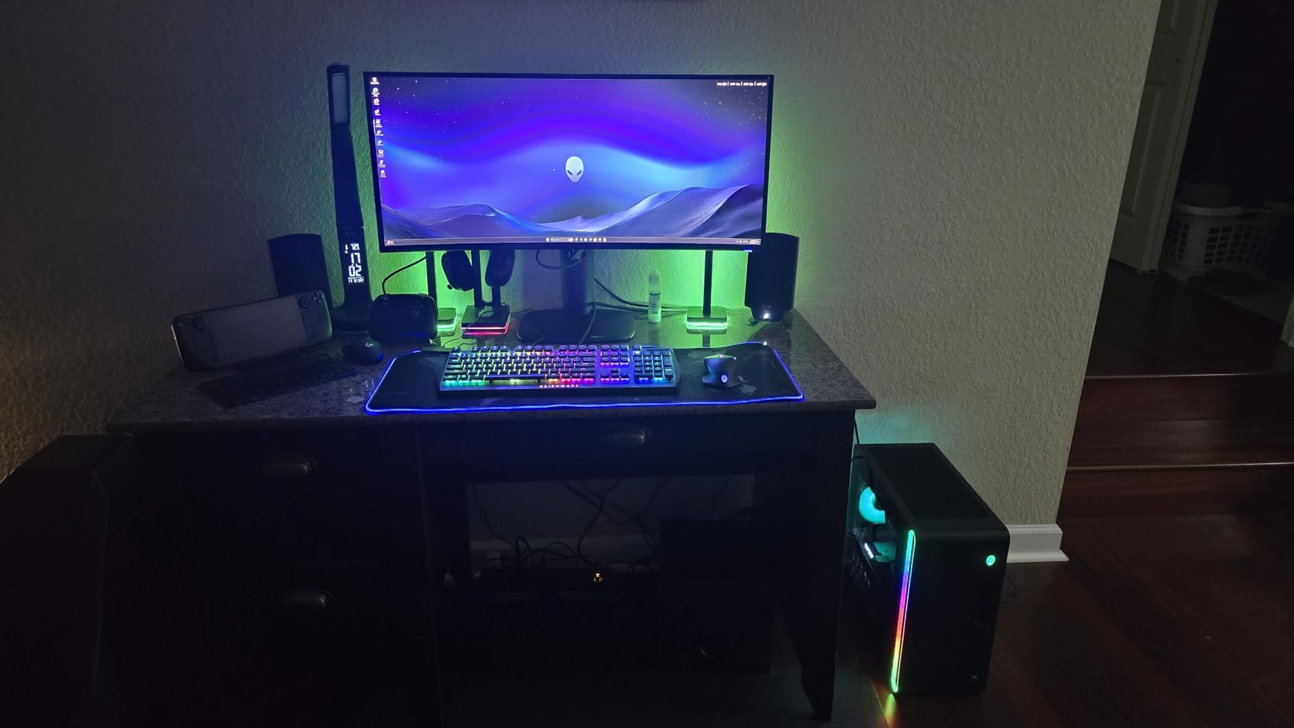Alienware Aurora Gaming Desktop ACT1250 - Intel Core Ultra 7 265F, 32GB DDR5 RAM, 1TB SSD, NVIDIA GeForce RTX 5070, 1000W Platinum Rated PSU, Windows 11 Home, Clear Panel - Black Customer Review Alienware Aurora Gaming Desktop ACT1250 - Intel Core Ultra 7 265F, 32GB DDR5 RAM, 1TB SSD, NVIDIA GeForce RTX 5070, 1000W Platinum Rated PSU, Windows 11 Home, Clear Panel - Black - Customer Photo 2