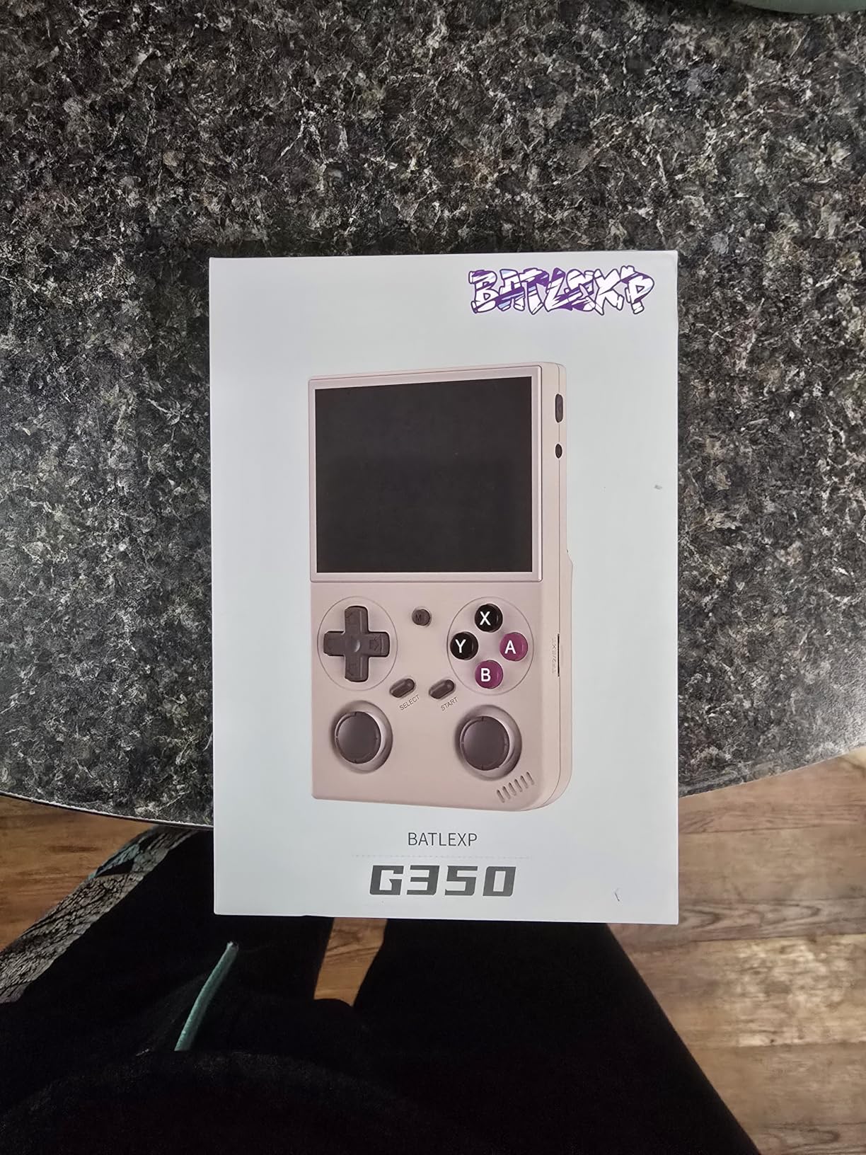 G350 Retro Handheld Game Console, G350 Retro Gaming Console 3.5'' IPS Screen Linux System Built-in 64G TF Card 20+Emulators Pre-Installed 4371 Games Retro Game Console with 3200mAh Battery Black Customer Review G350 Retro Handheld Game Console, G350 Retro Gaming Console 3.5'' IPS Screen Linux System Built-in 64G TF Card 20+Emulators Pre-Installed 4371 Games Retro Game Console with 3200mAh Battery Black - Customer Photo 1