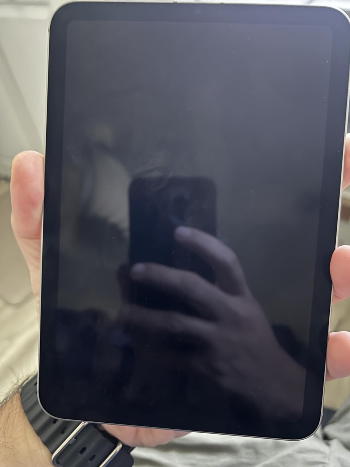 Apple iPad Mini, 2024 with A17 Chip Pro (8.3-inch, Wi-Fi + Cellular, 128GB) - Purple (Renewed) - Customer Photo 4