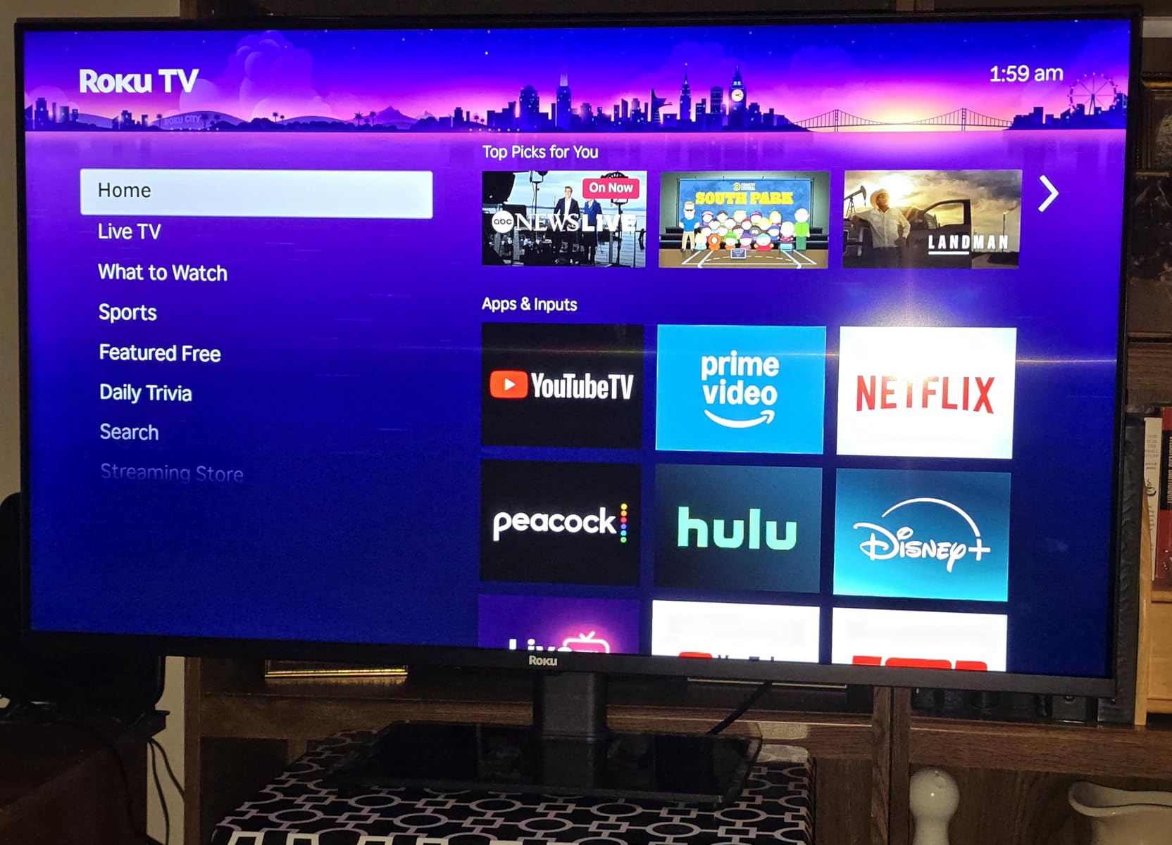 Roku Smart TV 2025 – 43-Inch Select Series, 4K HDR TV – RokuTV with Enhanced Voice Remote – Flat Screen LED Television with Wi-Fi for Streaming Live Local News, Sports, Family Entertainment Customer Review Roku Smart TV 2025 – 43-Inch Select Series, 4K HDR TV – RokuTV with Enhanced Voice Remote – Flat Screen LED Television with Wi-Fi for Streaming Live Local News, Sports, Family Entertainment - Customer Photo 2