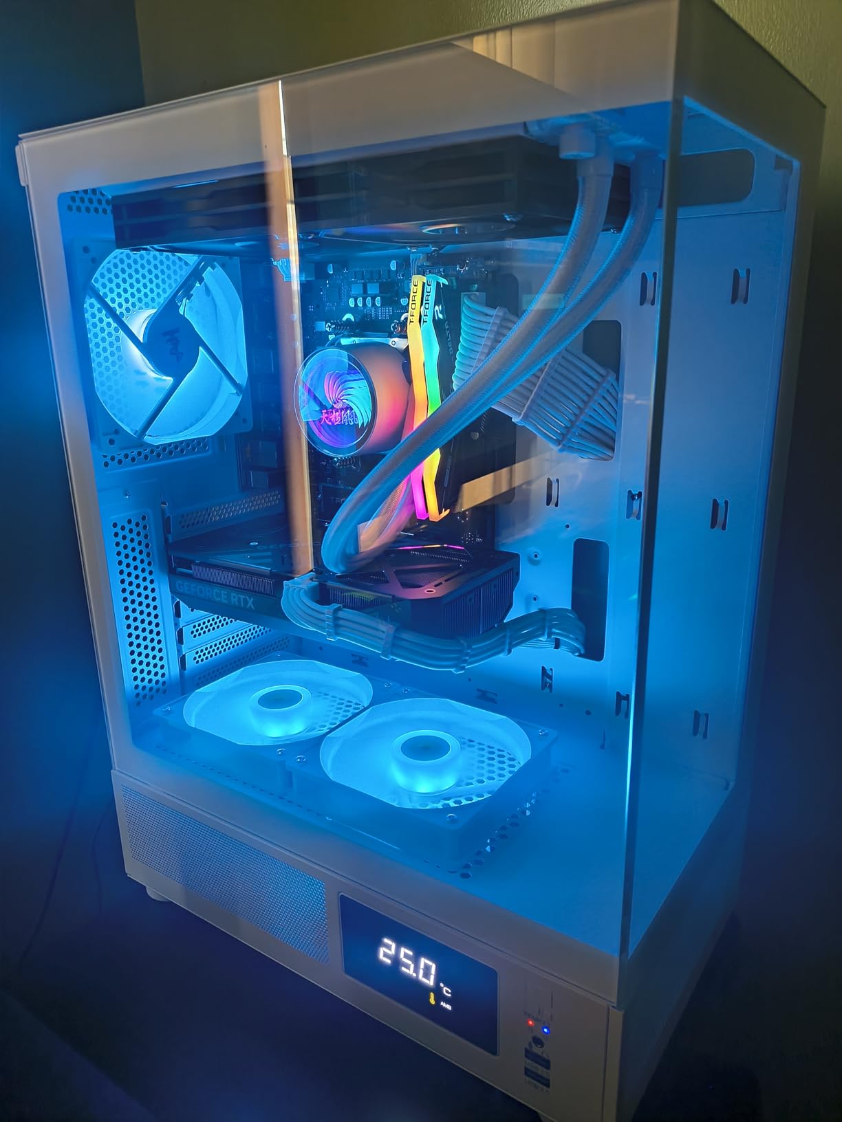 ViprTech Reaper 2.0 Liquid-Cooled PC - AMD Ryzen 7 8700F (5.0Ghz Turbo), RTX 5060 Ti 16GB, 16GB DDR5, 1TB NVMe SSD, Gold PSU, VR-Ready, WiFi BT, Win 11, Gaming Desktop Computer, White - Customer Photo 2