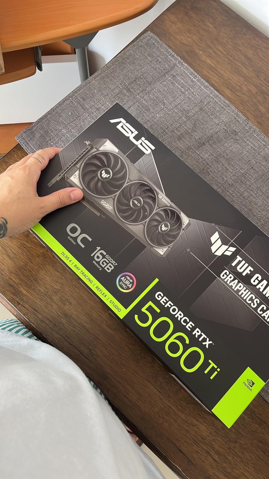 ASUS The SFF-Ready Prime GeForce RTX™ 5060 Ti 8GB GDDR7 OC Edition Graphics Card (PCIe® 5.0, 8GB GDDR7, HDMI®/DP 2.1, 2.5-Slot, Axial-tech Fans, Dual BIOS) Customer Review ASUS The SFF-Ready Prime GeForce RTX™ 5060 Ti 8GB GDDR7 OC Edition Graphics Card (PCIe® 5.0, 8GB GDDR7, HDMI®/DP 2.1, 2.5-Slot, Axial-tech Fans, Dual BIOS) - Customer Photo 4