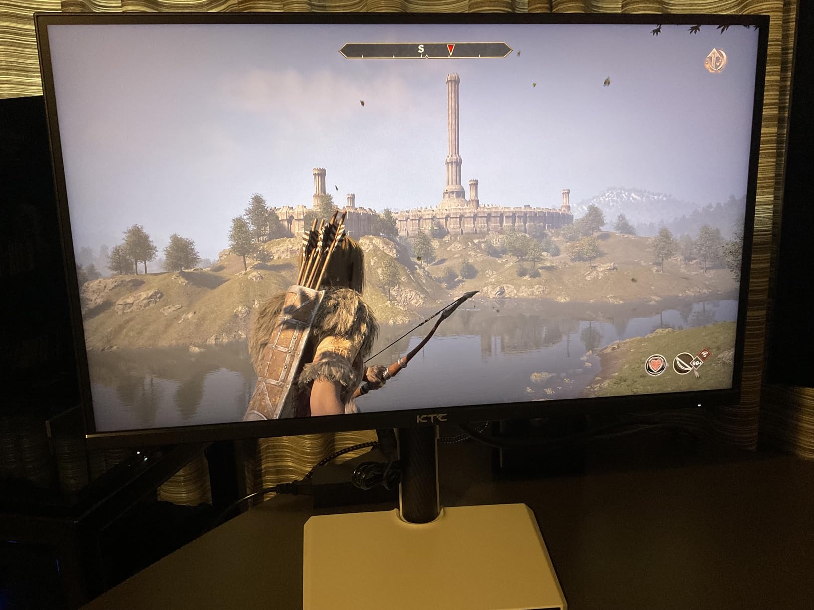 KTC 27 Inch 4K MiniLED Gaming Monitor, UHD 3840x2160 Dual Mode (4K 160Hz/FHD 320Hz), HDR 1400, Fast IPS, Type-C 65W, KVM, VESA, Tilt & Swivel & Height Adjustable, White, M27P6 - Customer Photo 1