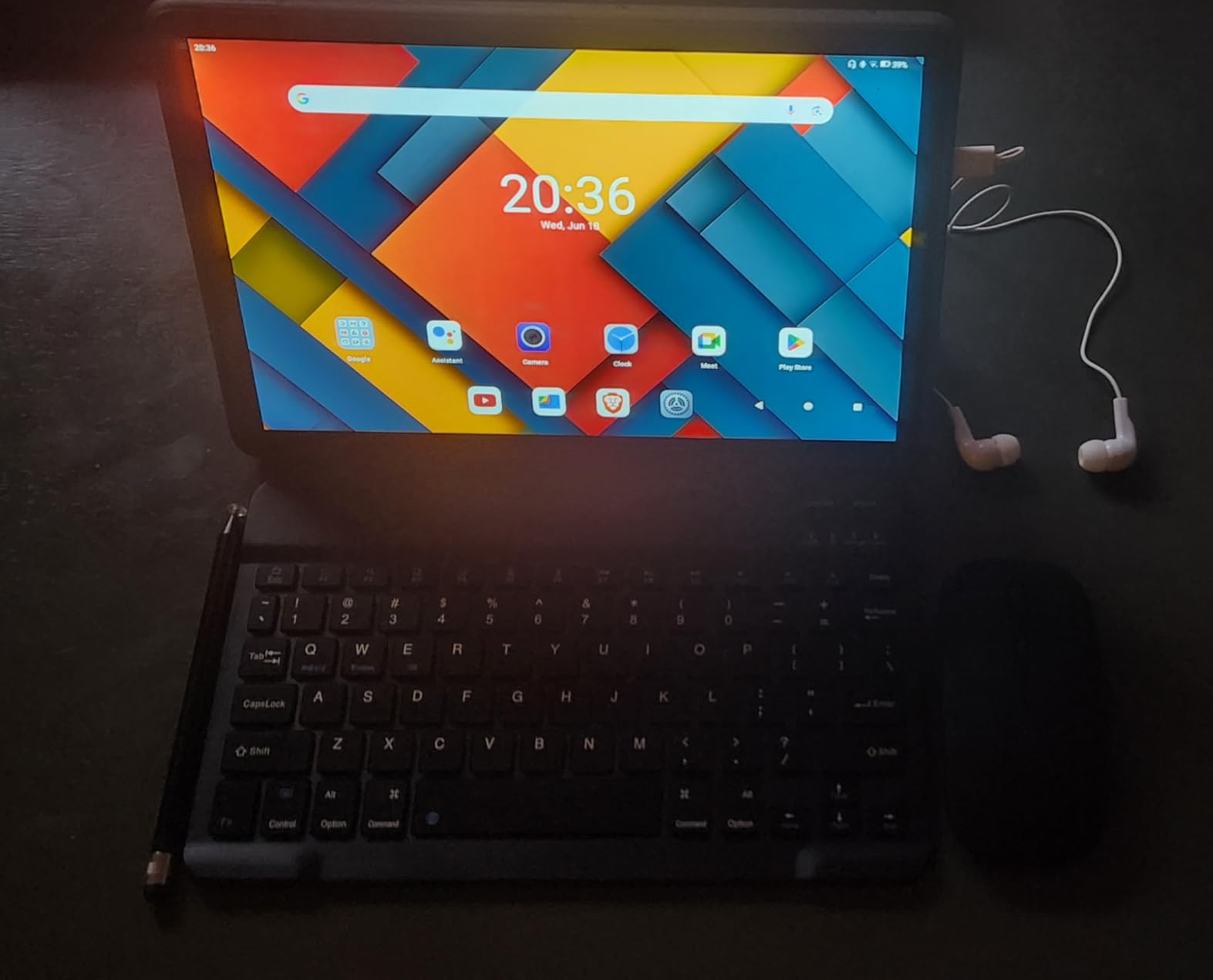 Tablet, 11 Inch Android 14 Tablets, 14GB RAM+64GB ROM (TF 1TB) with Octa-Core, 6800mAh, Widevine L1, WiFi 6, 8 in 1 Tablet with Keyboard, Mouse, Protective Case, Stylus, Headset, Charger- Black - Customer Photo 1