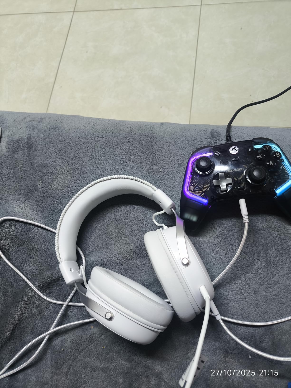 MCHOSE V9 PRO Wireless Gaming Headset 7.1 Surround Sound for PS5 PS4 PC Switch TOPSPEED Gaming Headphones, Noise Canceling Mic, 250Hr Battery, Low 15ms Latency, Lightweight, BT 5.3 FPS Games Rose&Red - Customer Photo 1
