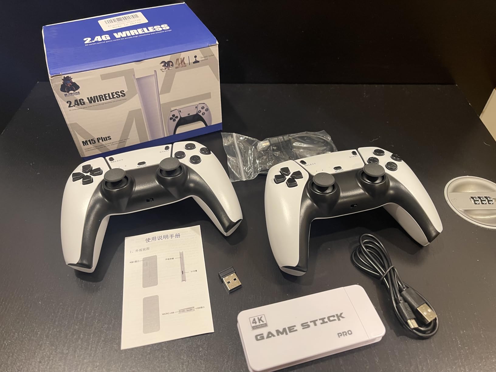 Wireless Retro Game Console Built-in 20000+ Games and 23 Emulators, 2026 New Plug & Play Retro Gaming Console with 4K Output & Dual 2.4G Controllers, Games Nostalgic Stick for Christmas Gift (64GB) Customer Review Wireless Retro Game Console Built-in 20000+ Games and 23 Emulators, 2026 New Plug & Play Retro Gaming Console with 4K Output & Dual 2.4G Controllers, Games Nostalgic Stick for Christmas Gift (64GB) - Customer Photo 1