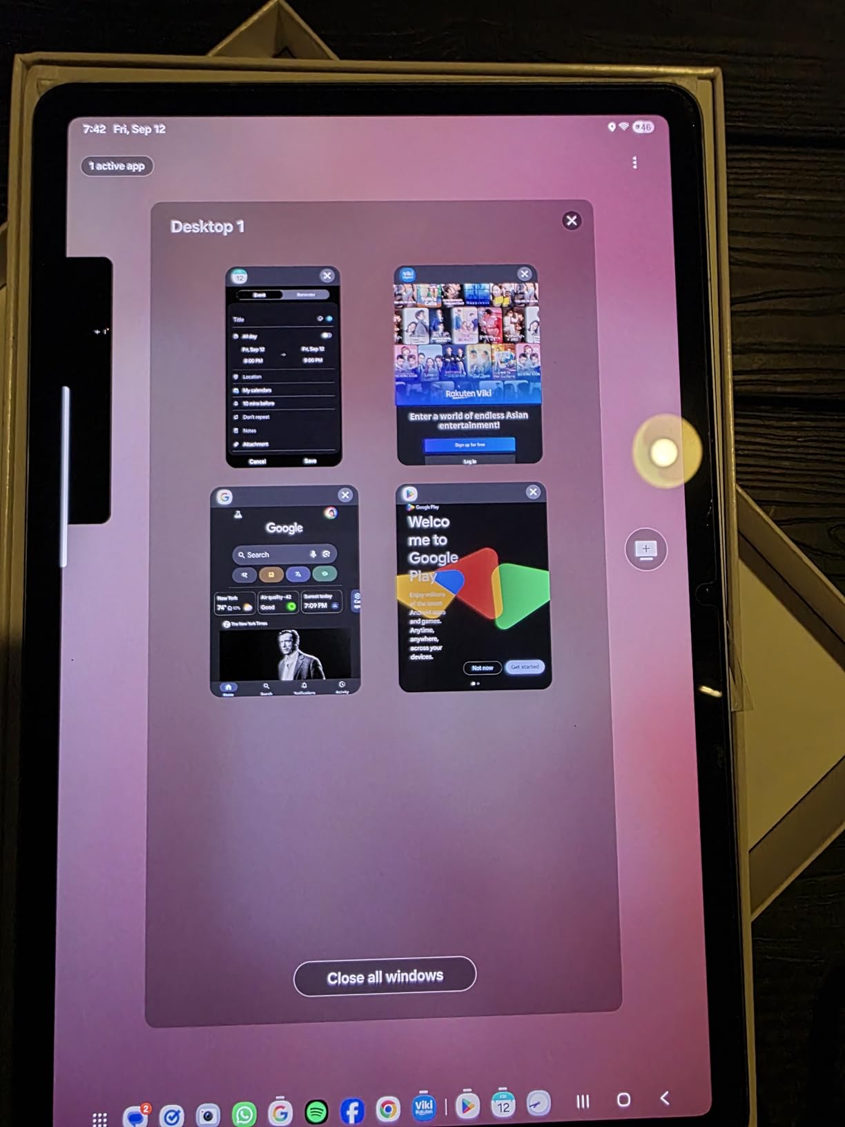Samsung Galaxy Tab S11 256 GB WiFi Android Tablet, Large Display, Durable, Slim, Light, High Performance, Long Battery Life, S Pen for Note-Taking, AI Assist, US Version, Gray - Customer Photo 3