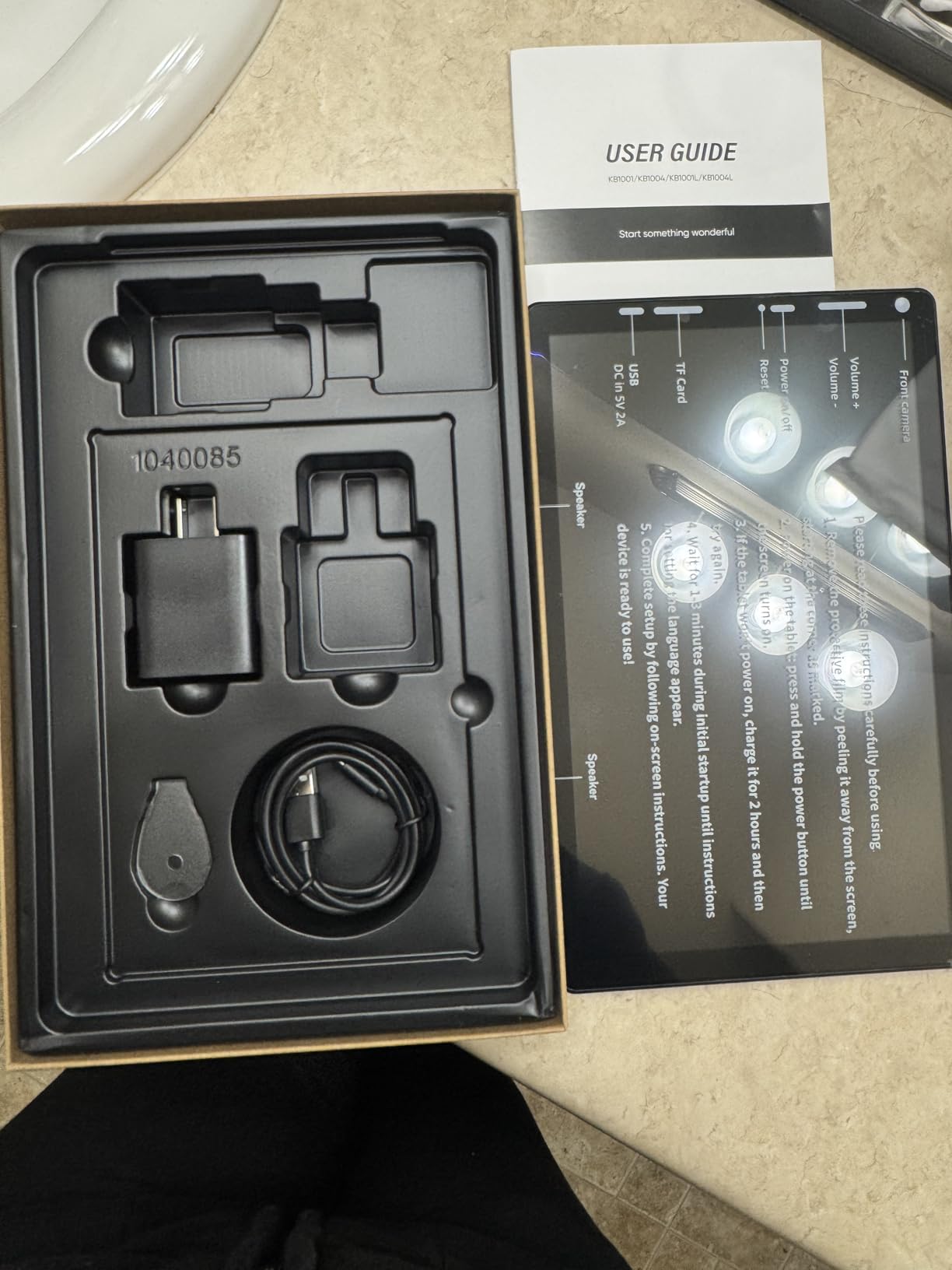 Tablet 10 Inch Android 15 OS GMS Certified Tablets PC 1.8 GHz 5-Core 16 (3+13) GB RAM 32 GB ROM 1 TB Expandable 1280x800 HD IPS Touch Screen 5000 mAh WiFi 6 Bluetooth 5.4 Dual Camera 2025 (Black) - Customer Photo 5