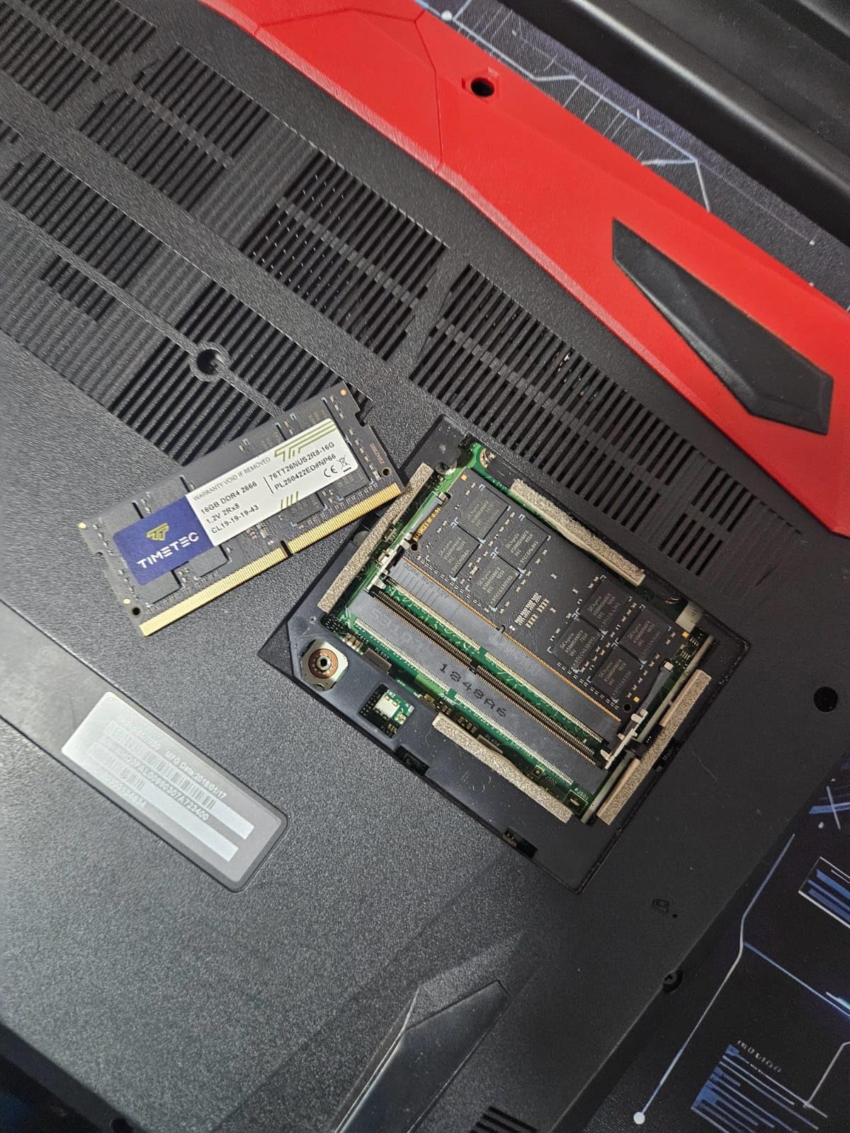 Timetec Premium DDR4 32GB Kit (2 x 16GB) 2666MHz (DDR4-2666) PC4-21300 CL19 Non-ECC Unbuffered 1.2V 2Rx8 Dual Rank 260 Pin SODIMM Laptop Notebook PC Computer Memory RAM Upgrade - Customer Photo 1