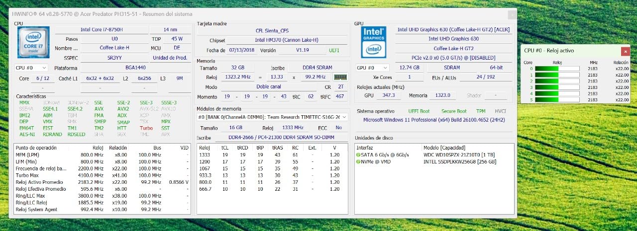 Timetec Premium DDR4 32GB Kit (2 x 16GB) 2666MHz (DDR4-2666) PC4-21300 CL19 Non-ECC Unbuffered 1.2V 2Rx8 Dual Rank 260 Pin SODIMM Laptop Notebook PC Computer Memory RAM Upgrade - Customer Photo 2