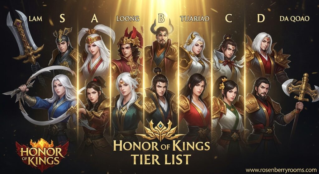 Honor of Kings Tier List 