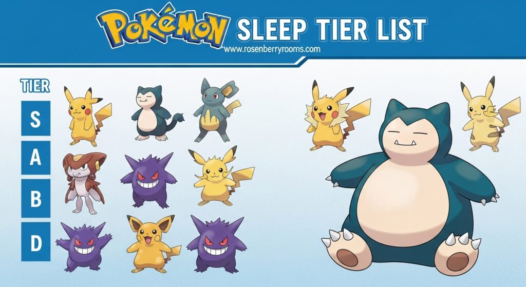 Pokemon Sleep Tier List 