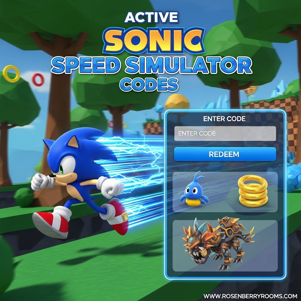 Sonic Speed Simulator Codes