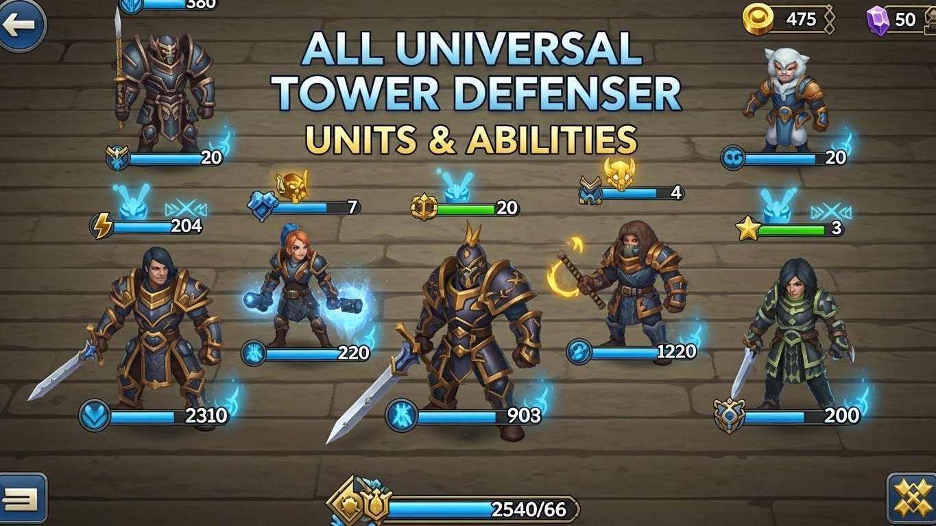 Universal Tower Defense