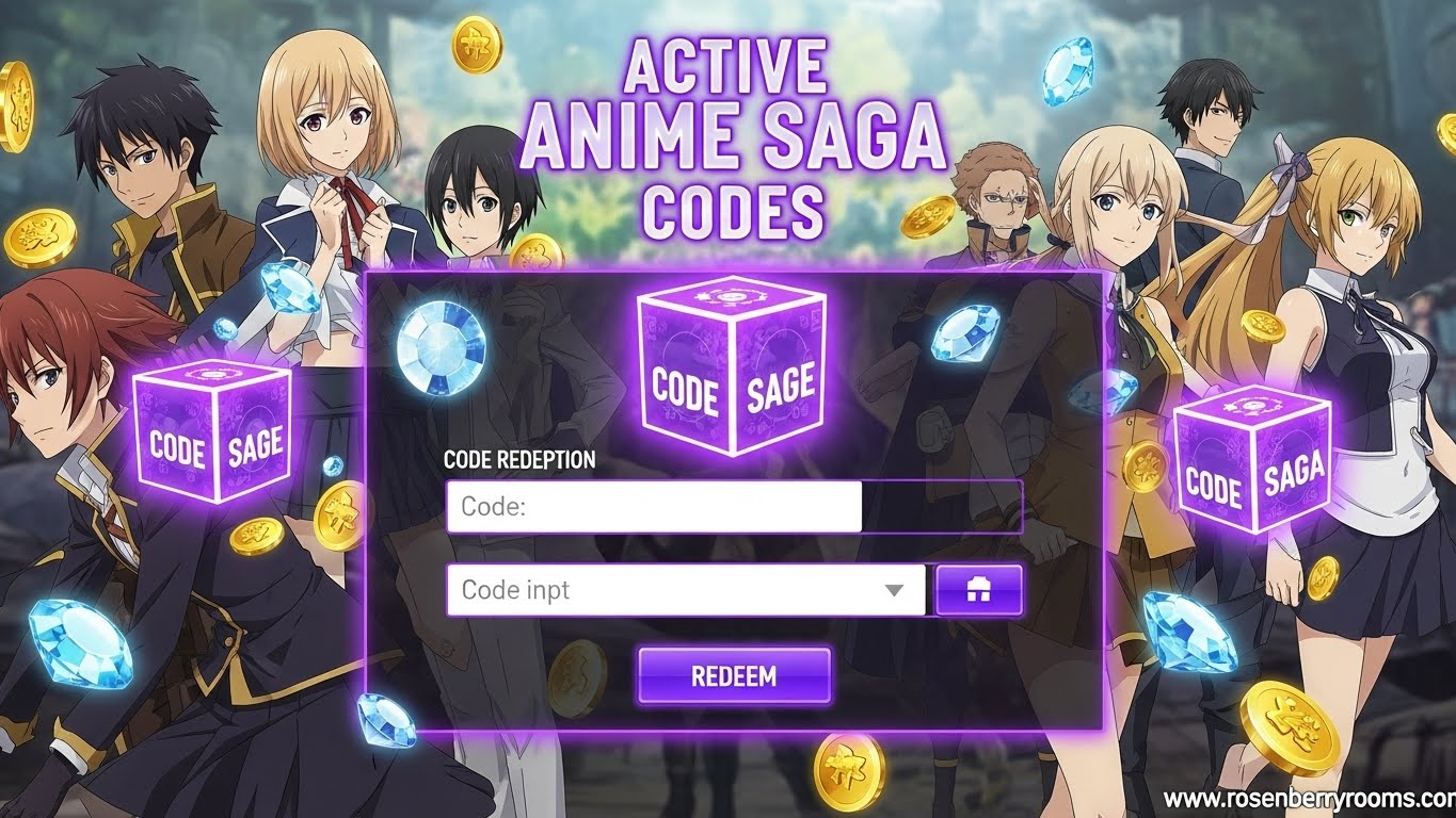 Anime Saga Codes