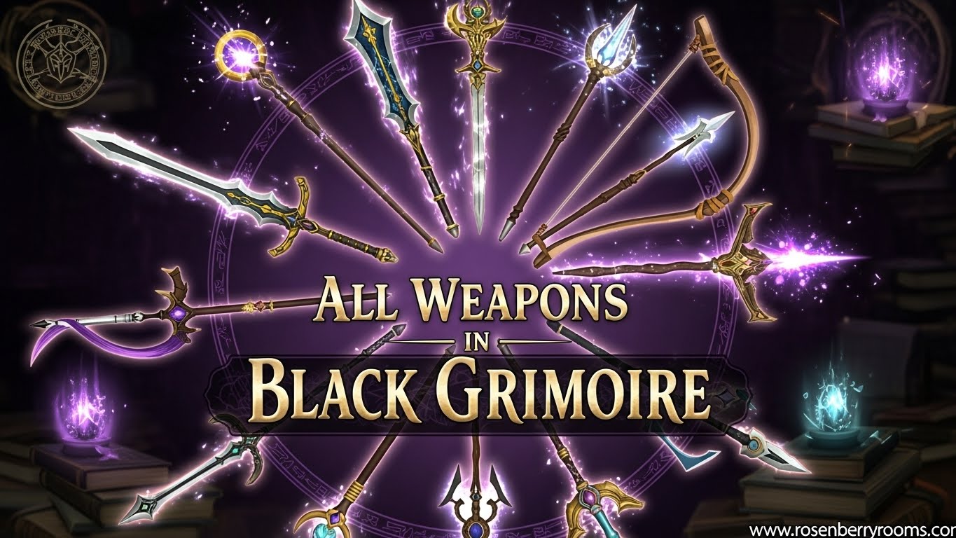 Black Grimoire Weapons