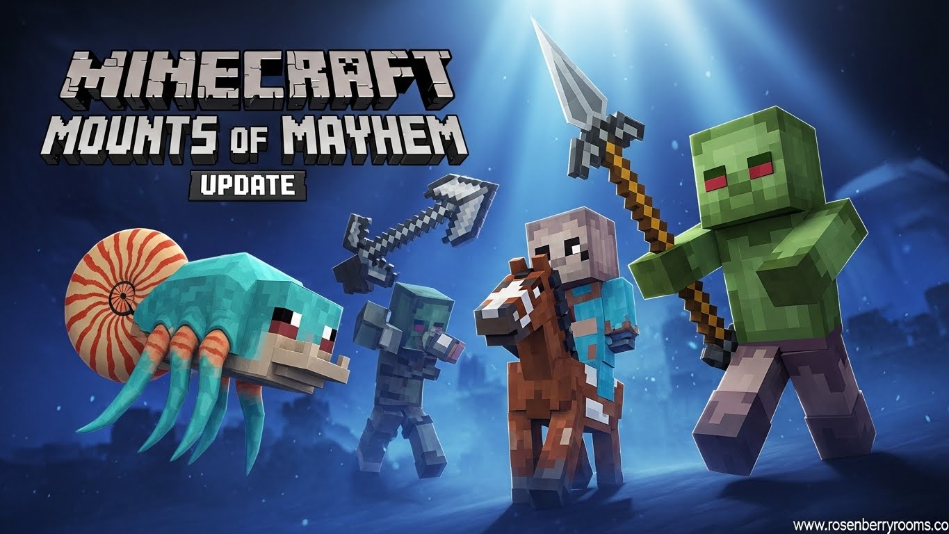 Minecraft Mounts of Mayhem Update
