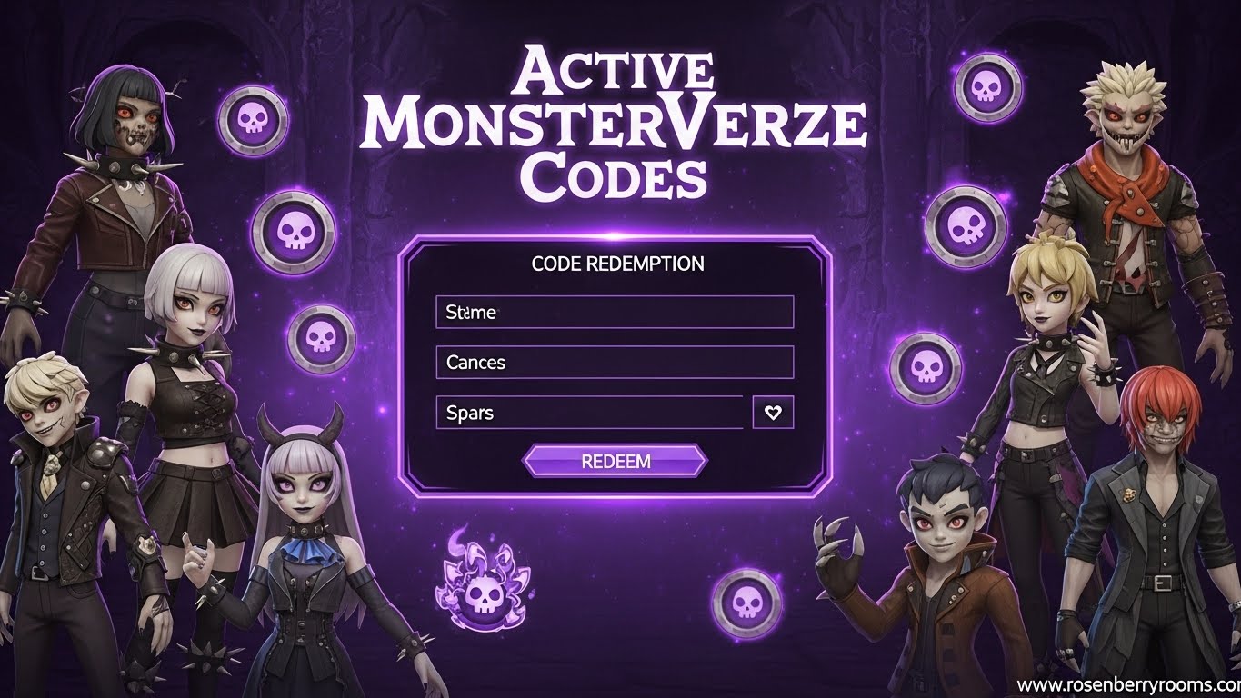 MonsterVerze Codes