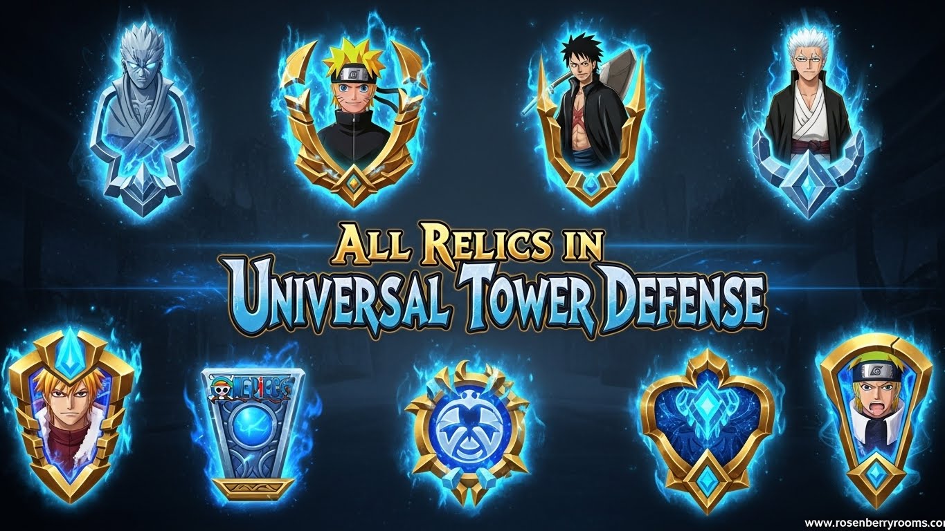 Relics in Universal Tower Defense