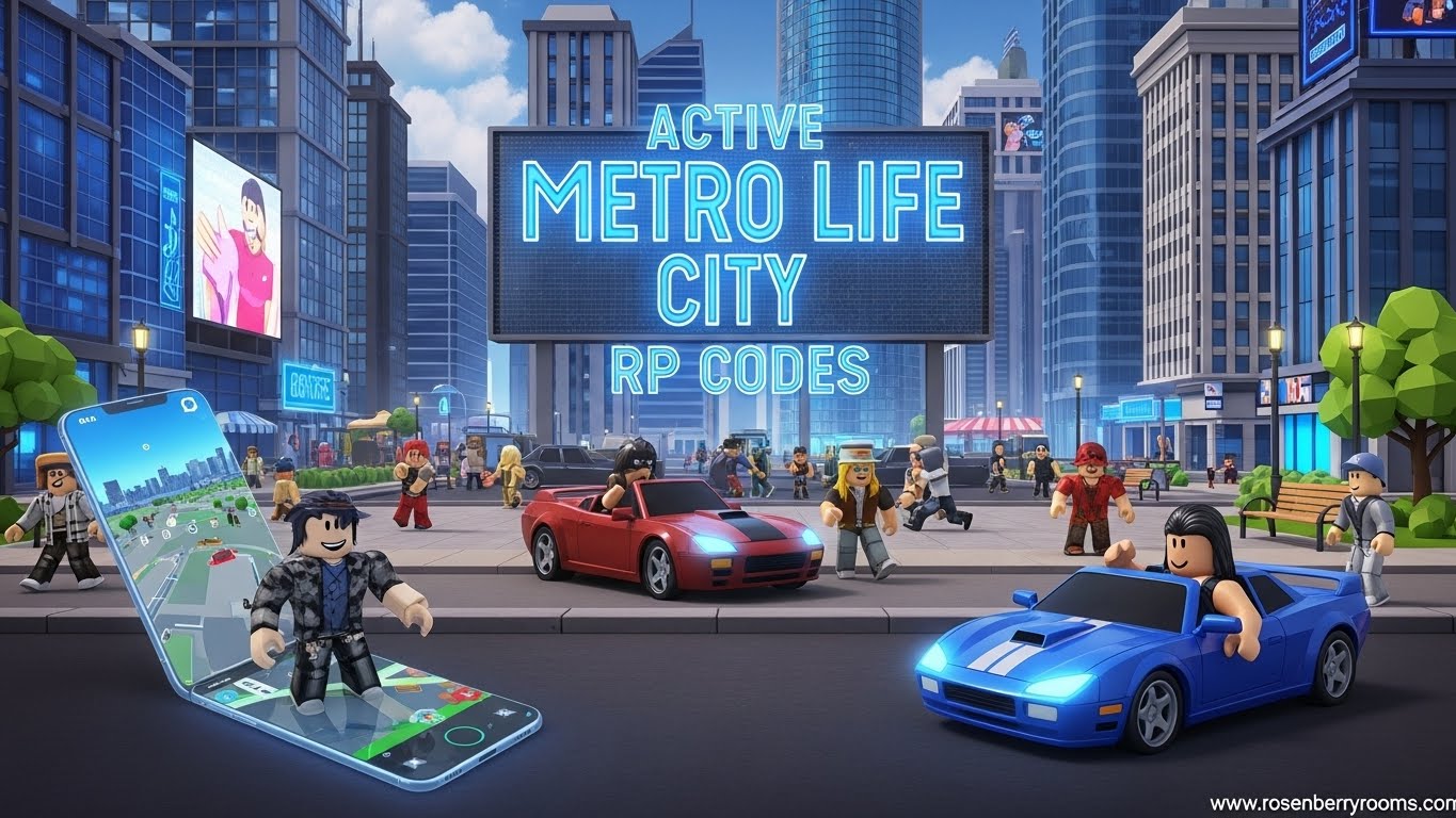 Roblox Metro Life City RP Codes