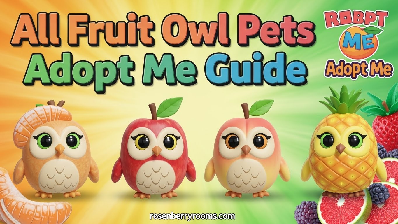 All Fruit Owl Pets Adopt Me Guide