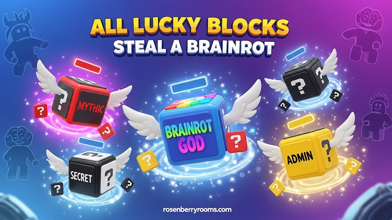 All Lucky Blocks Steal a Brainrot Types & How to Get