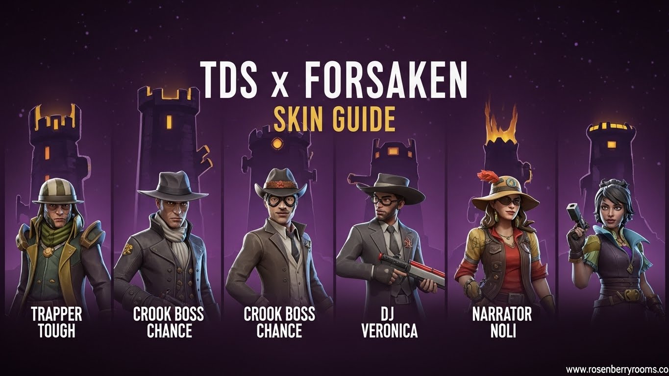 All TDS x Forsaken Skins