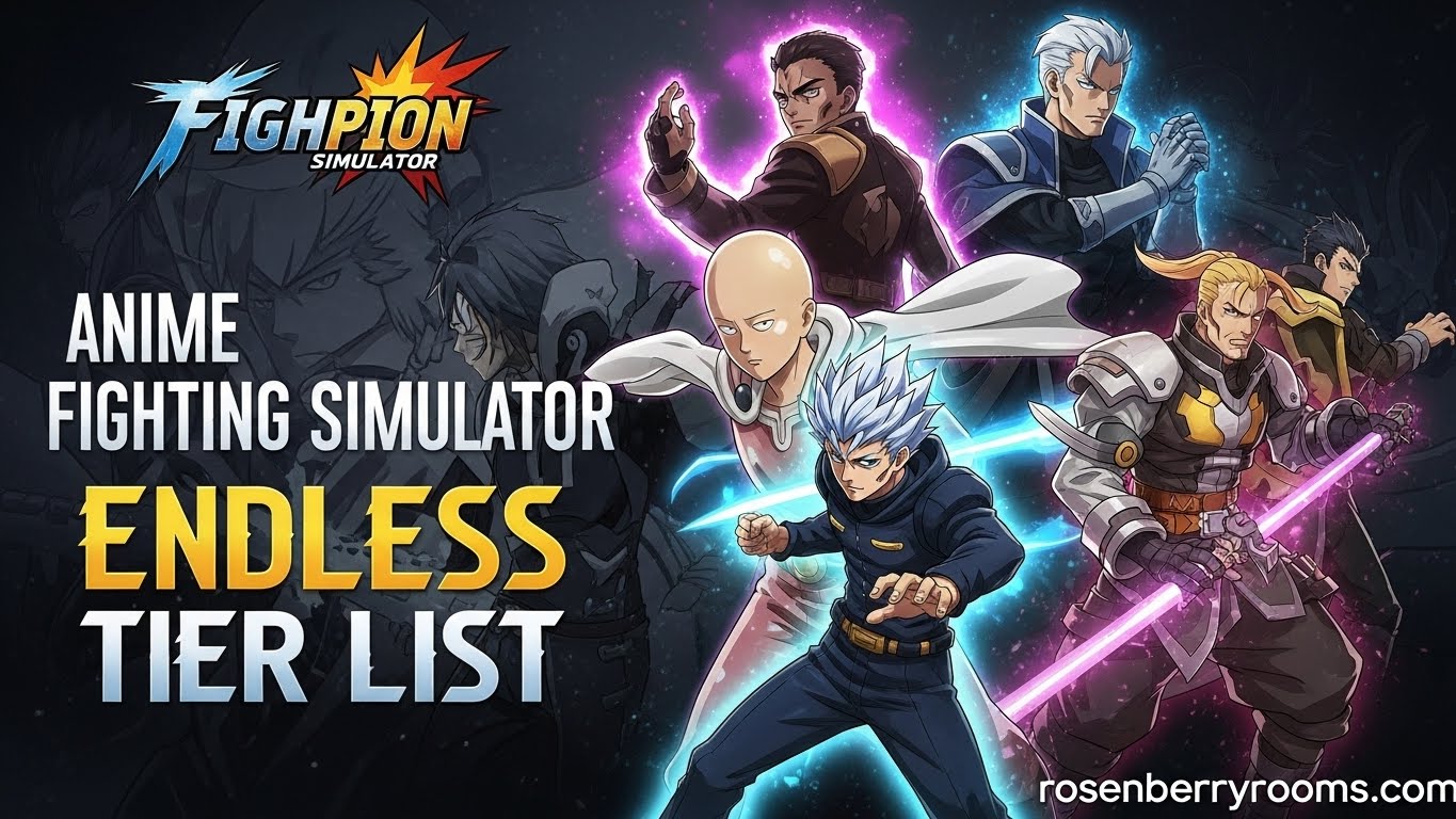 Anime Fighting Simulator Endless Tier List