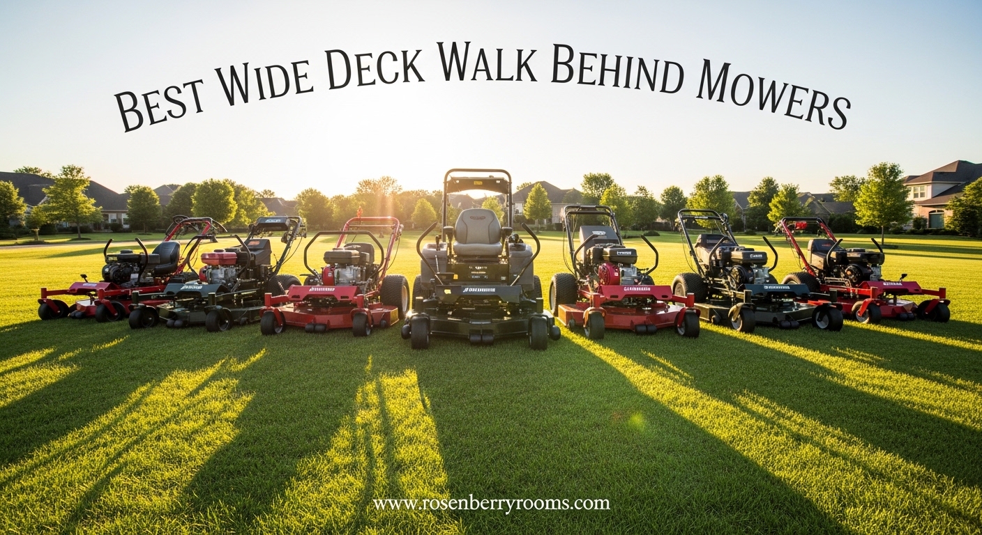 Best Wide Deck Walk Behind Mowers