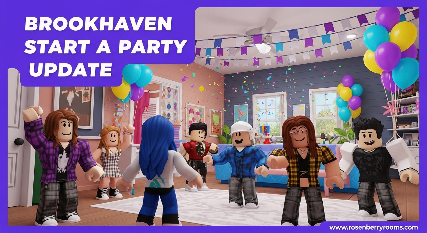 Brookhaven Start A Party Update