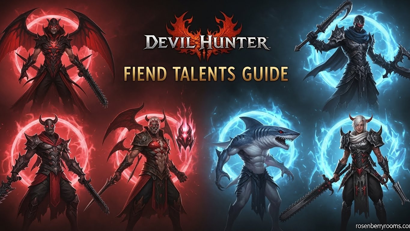 Devil Hunter Fiend and Devil Talents List