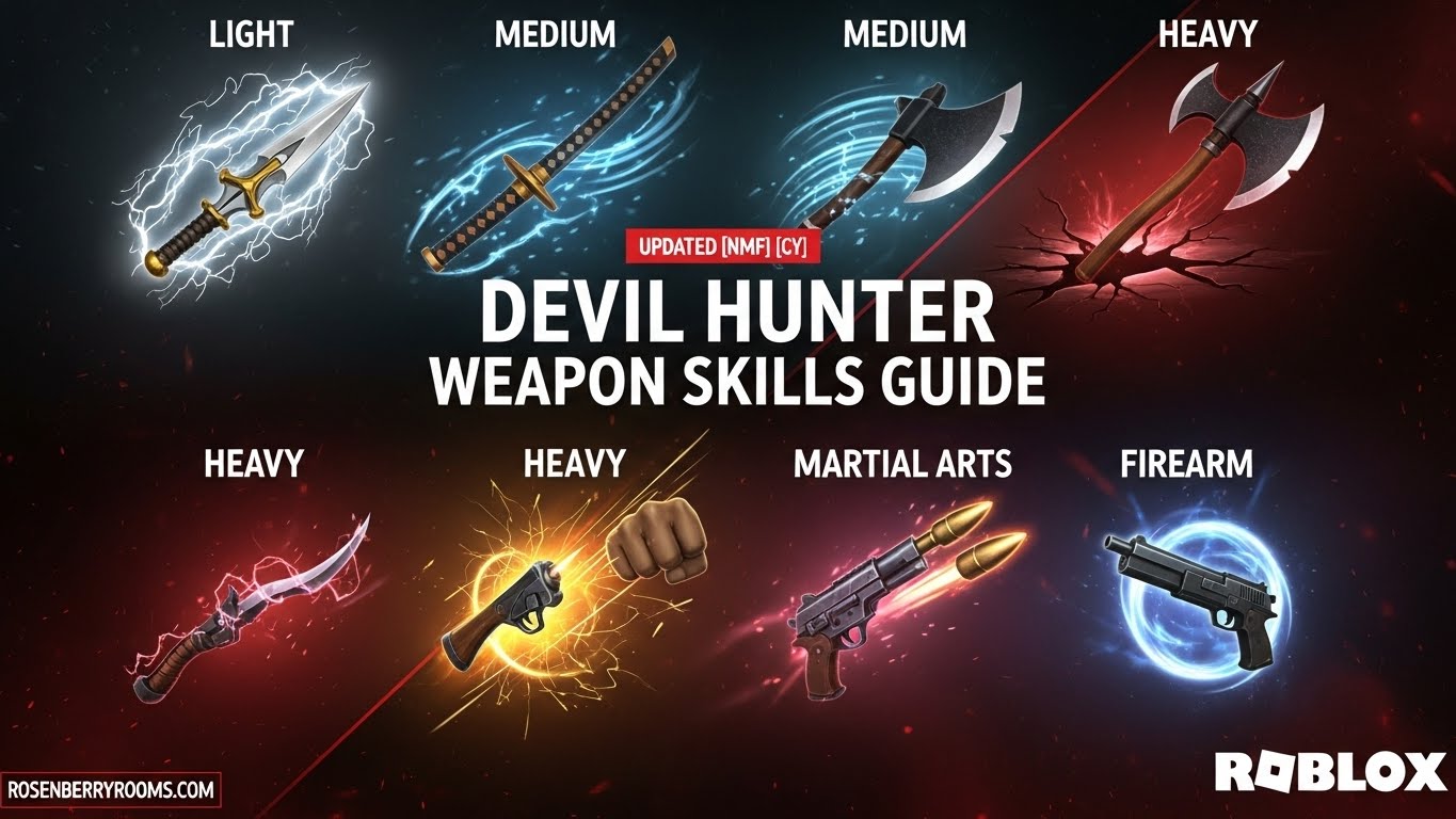 Devil Hunter Weapon Skills List