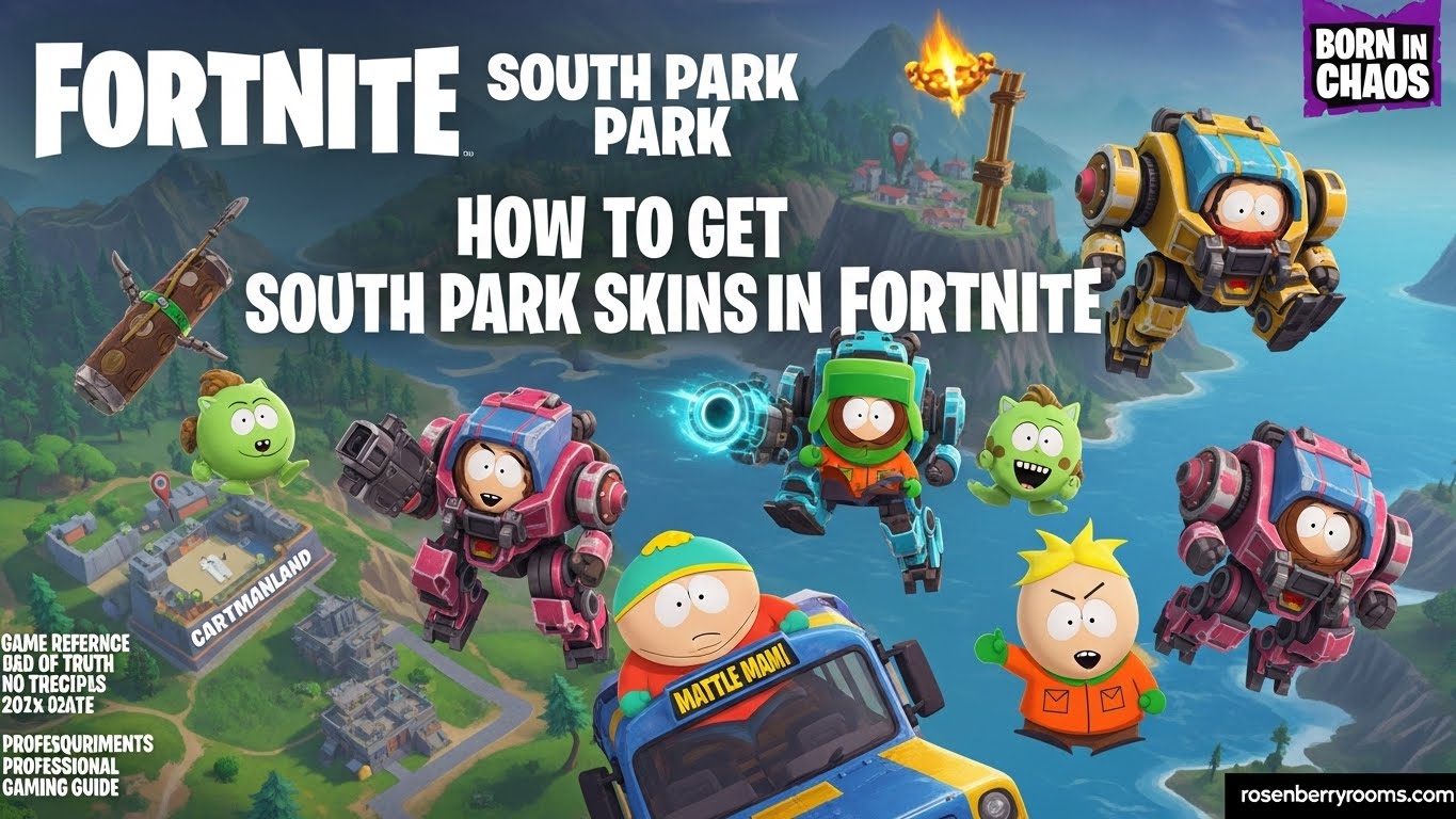How to Get South Park Skins in Fortnite