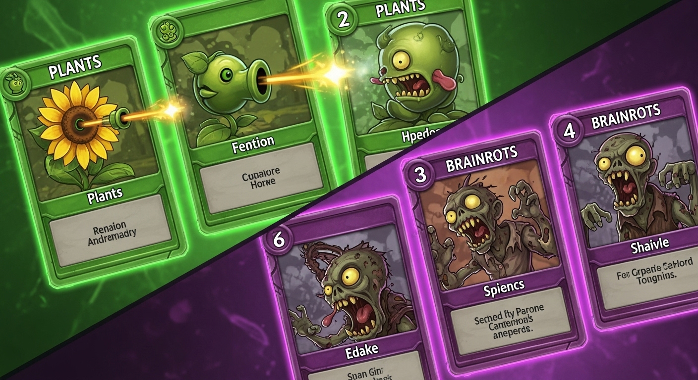 Plants vs Brainrots Cards