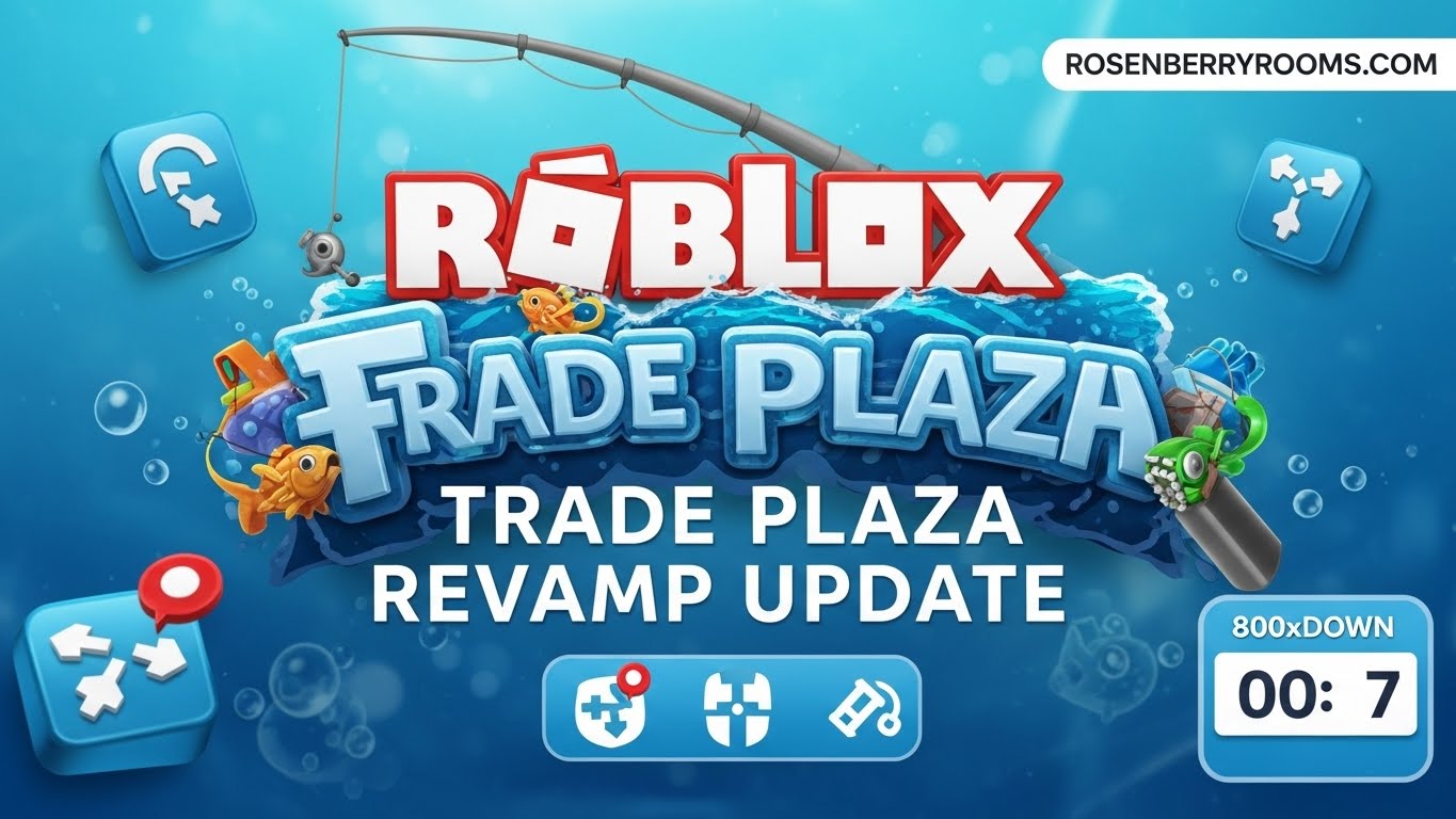 Roblox Fisch Trade Plaza Revamp Update