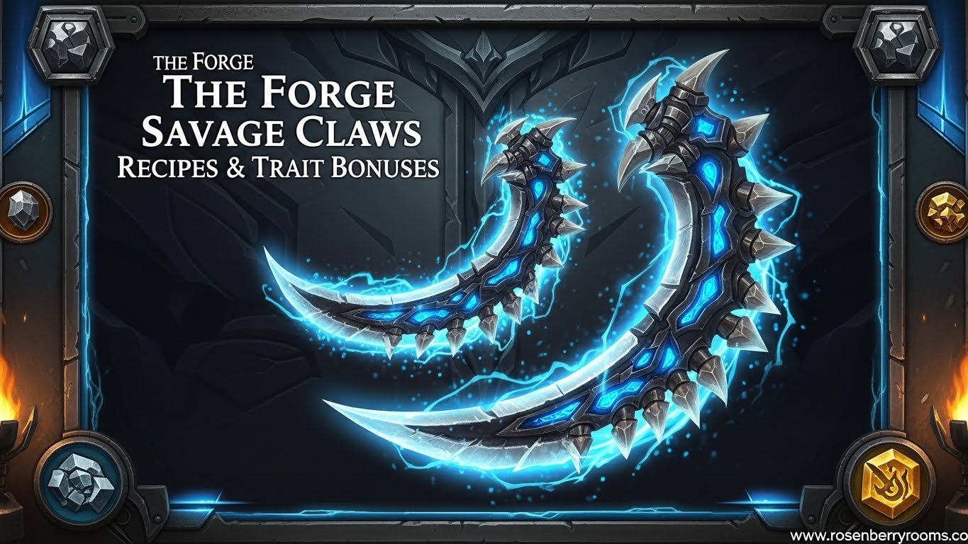 Savage Claws Recipes
