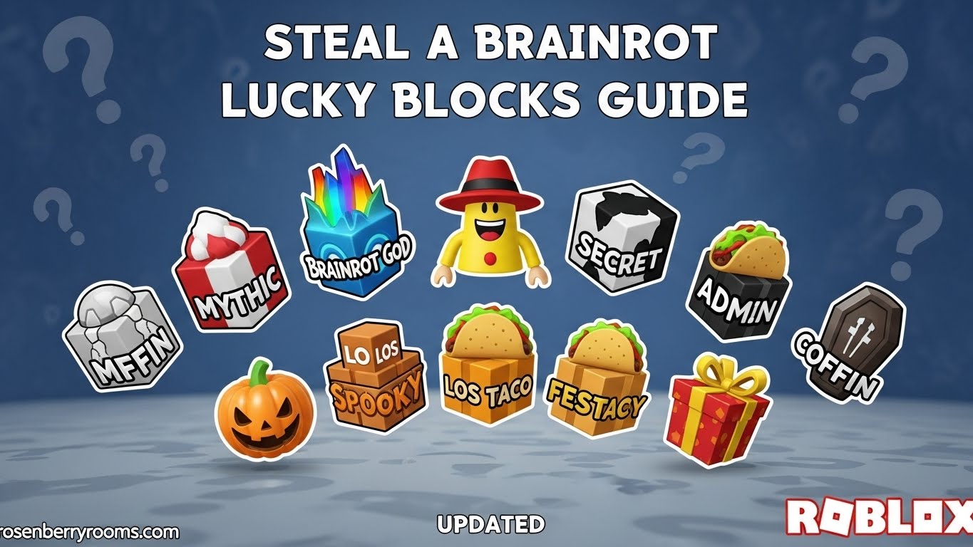 Steal A Brainrot Lucky Blocks Guide