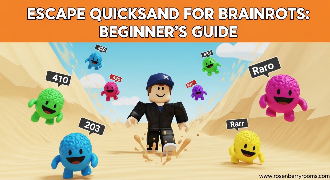 Escape Quicksand for Brainrots
