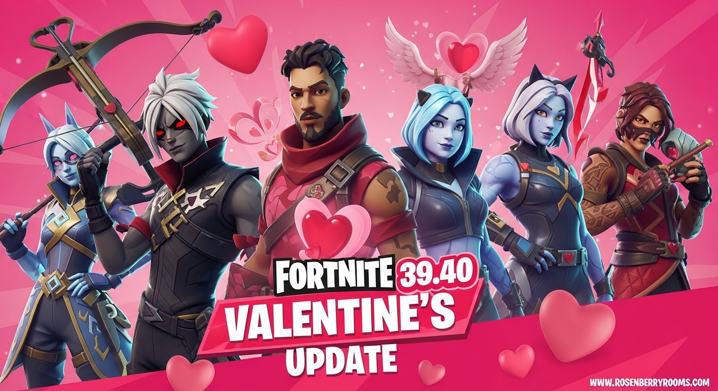 Fortnite Valentine's Day Update 39.40