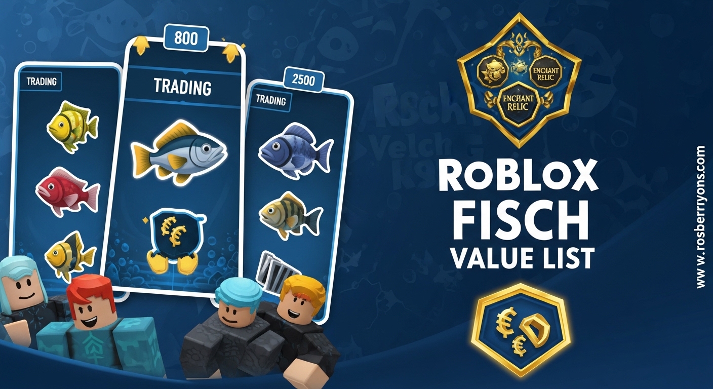 Roblox Fisch Value List