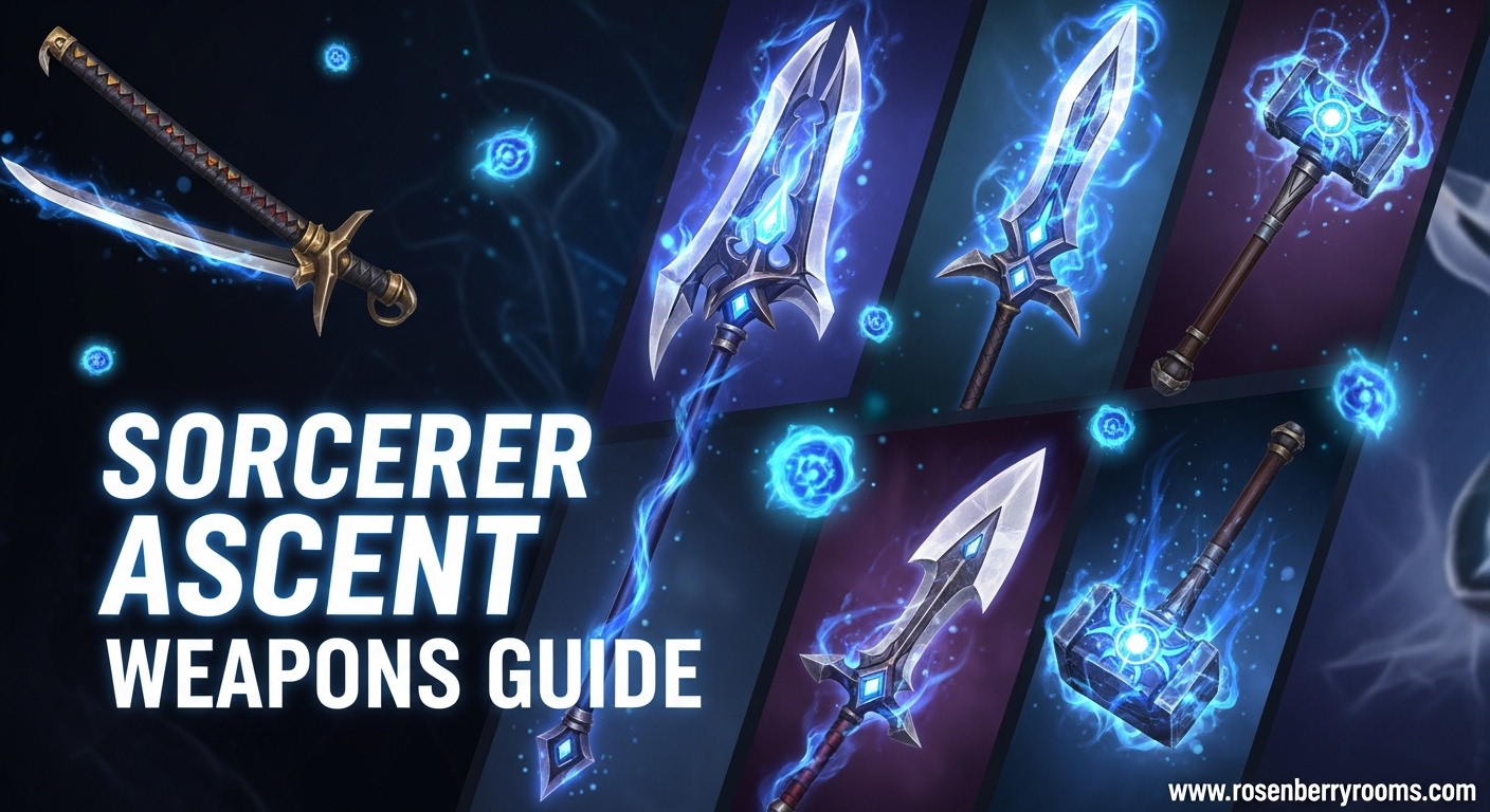 Weapons in Sorcerer Ascent