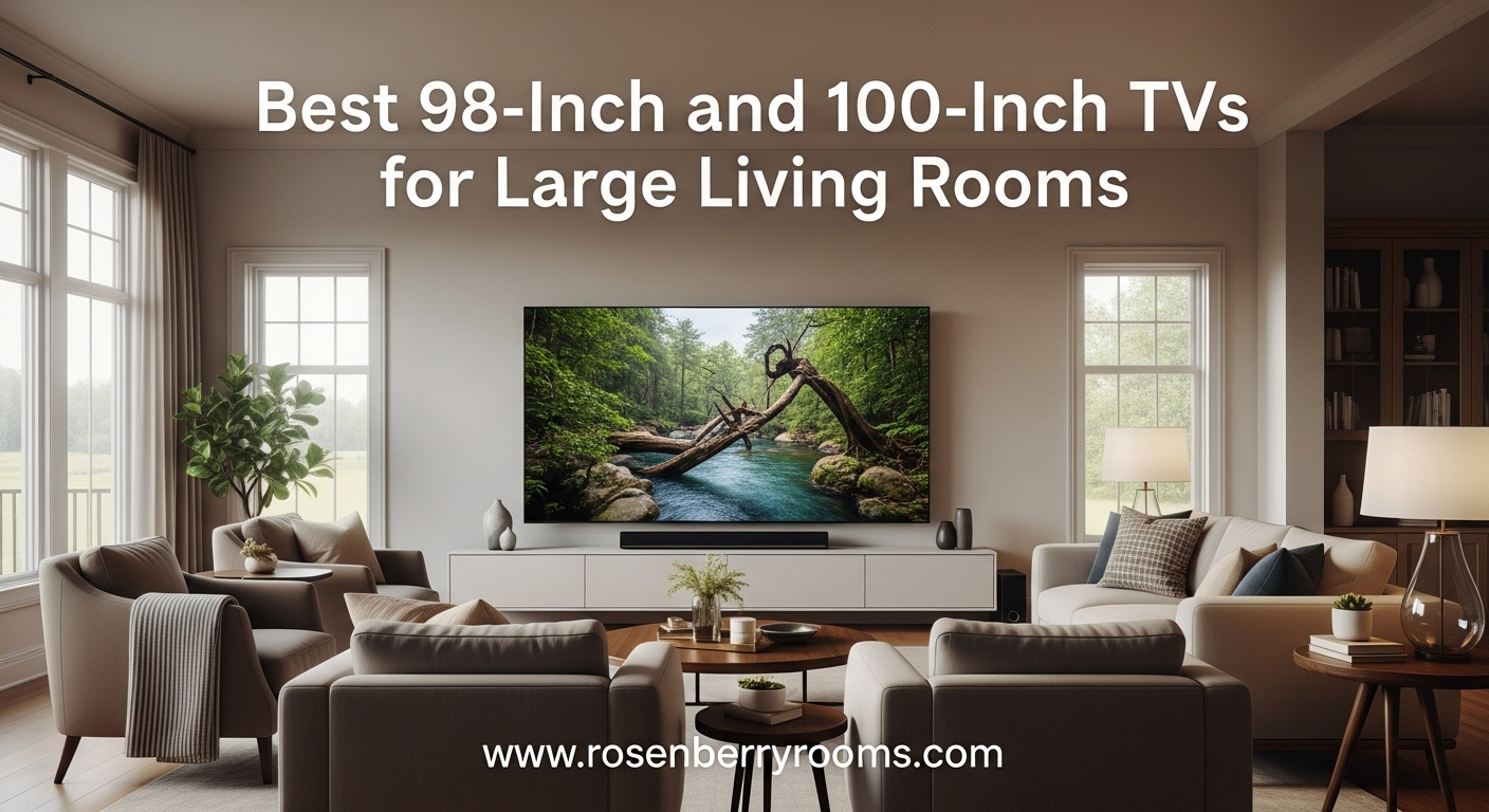 Best 98-Inch and 100-Inch TVs for Large Living Rooms