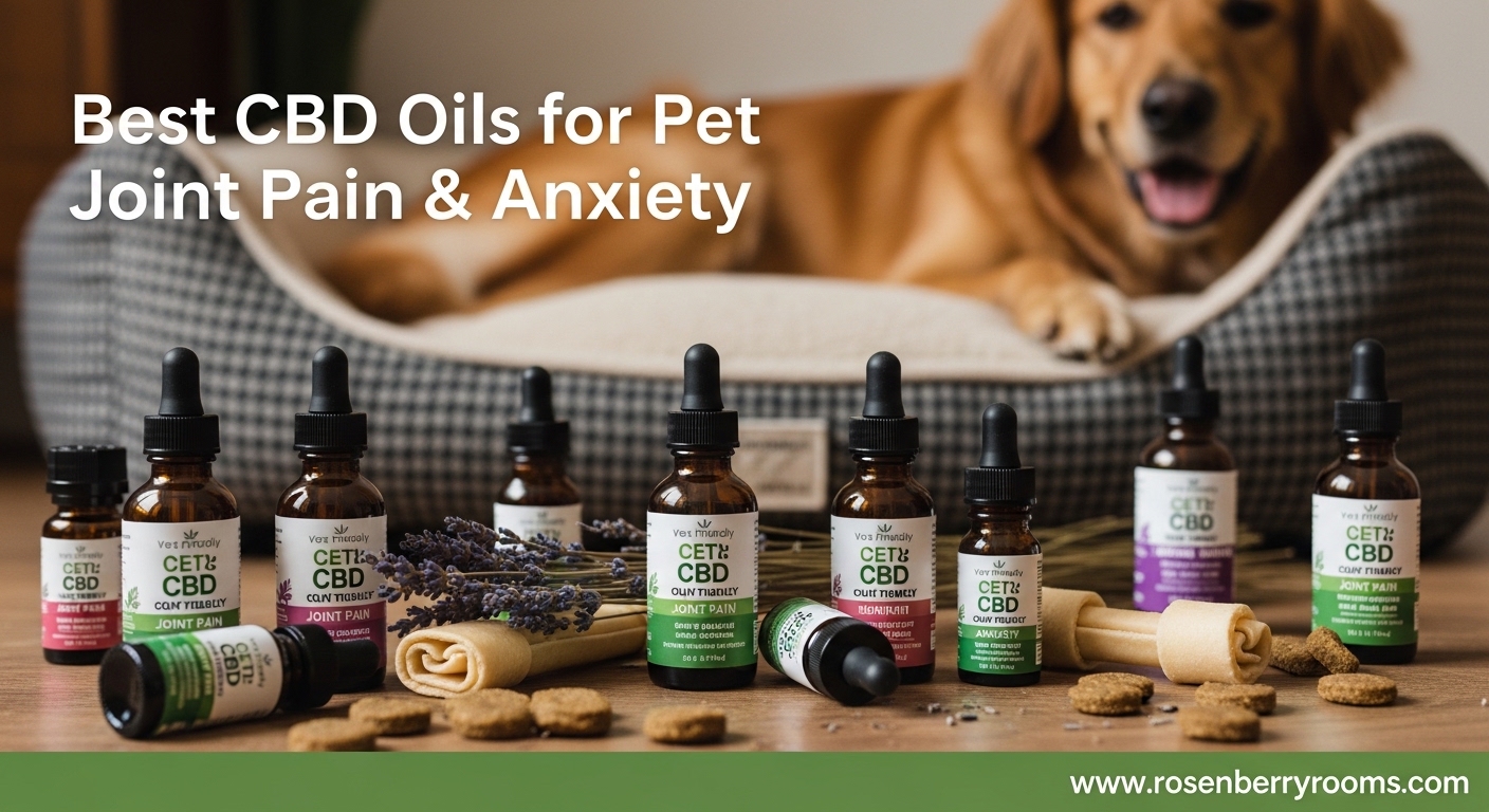 Best CBD Oils for Pet Joint Pain & Anxiety