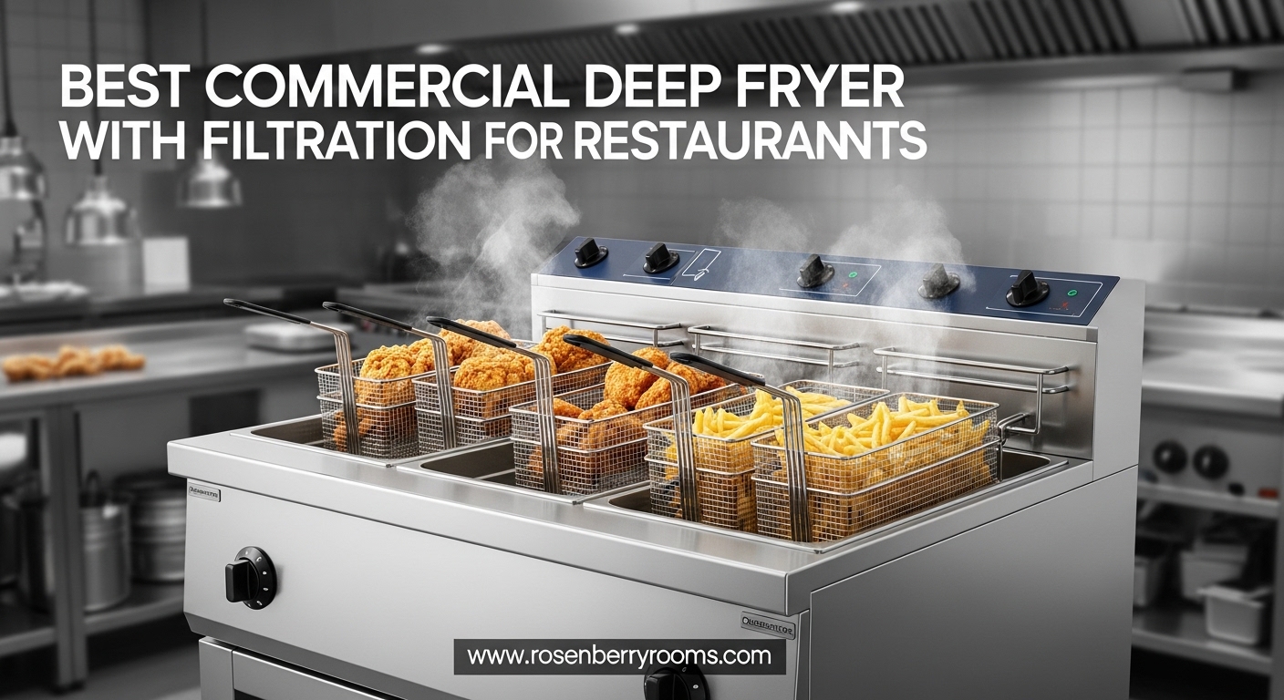 Best Commercial Deep Fryer with Filtration for Restaurants