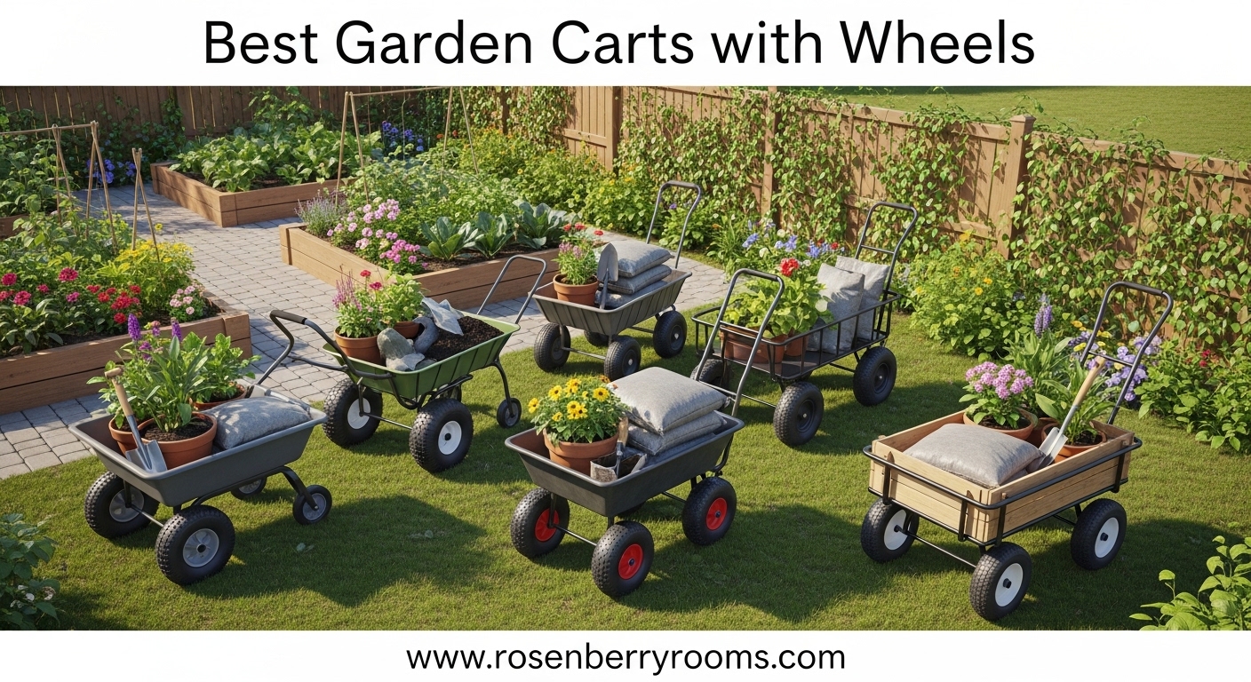 Best Garden Carts with Wheels