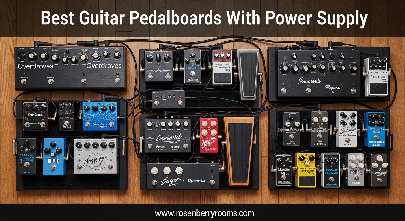 Best Guitar Pedalboards With Power Supply