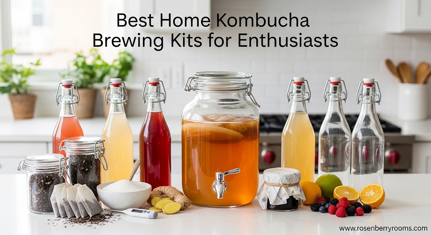 Best Home Kombucha Brewing Kits for Enthusiasts