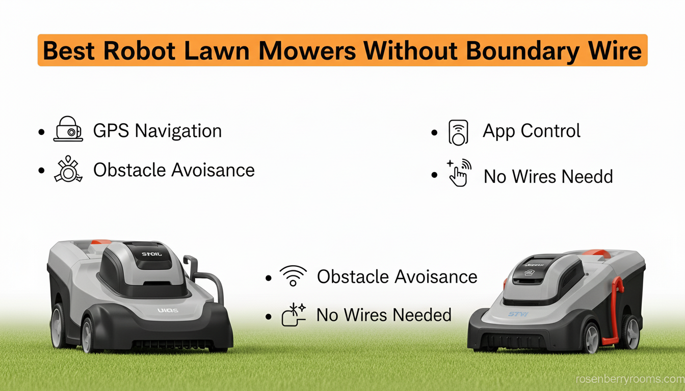 Best Robot Lawn Mowers Without Boundary Wire