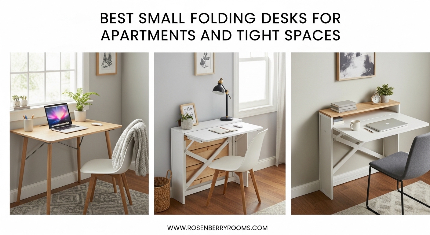 Best Small Folding Desks for Apartments and Tight Spaces